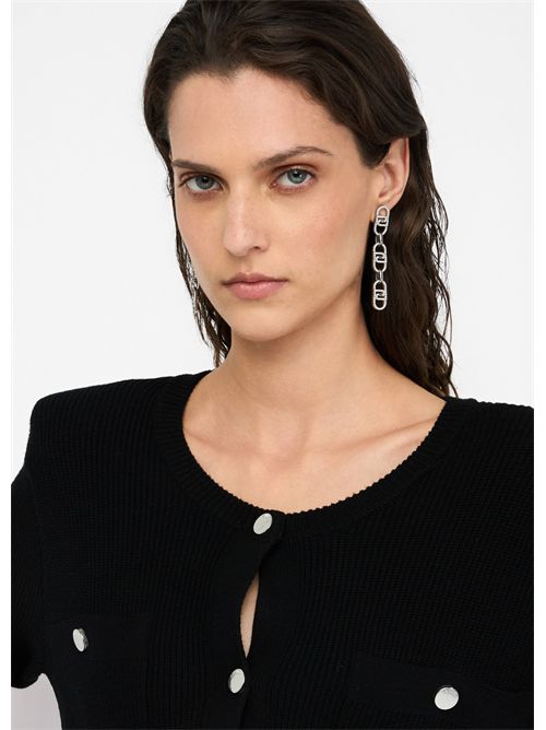 Abito in maglia con spalline imbottite LIU JO | MF5371MS99E/22222